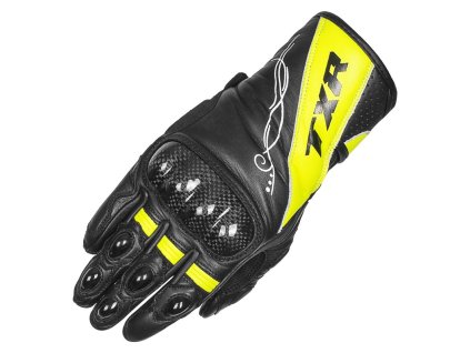 Dámske rukavice na motocykel TXR RS3 čierno/fluo žlté