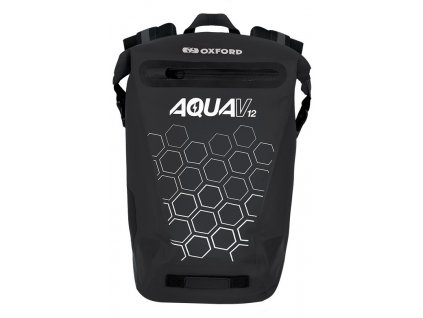 Vodotěsný batoh Oxford AQUA V12 černý 12 l