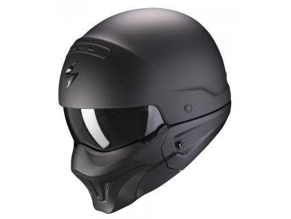 Helma na motorku SCORPION EXO-COMBAT EVO solid černá matná