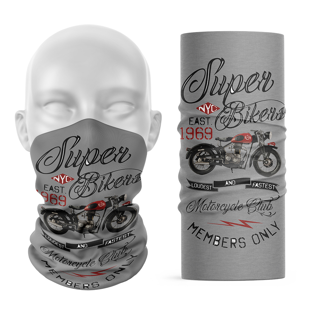 TXR Multifunkčná šatka Super Bikers (Multifunkčná šatka na)