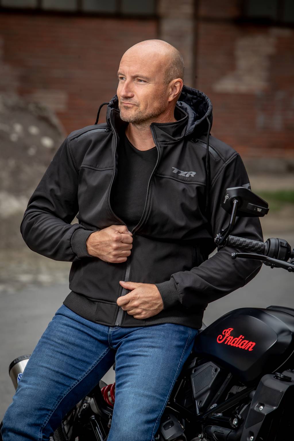 TXR Softshell bunda na motorku Drift L