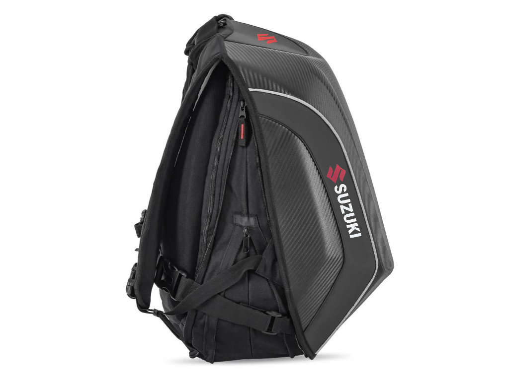 TXR Škrupinový batoh na motorku Suzuki