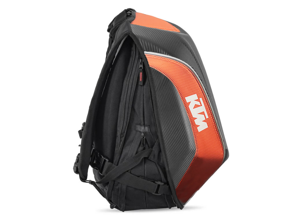 TXR Škrupinový batoh na motorku KTM