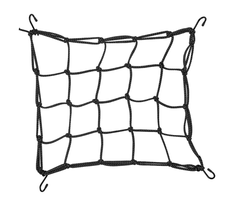 TXR Reflexná sieťka na motorku čierna