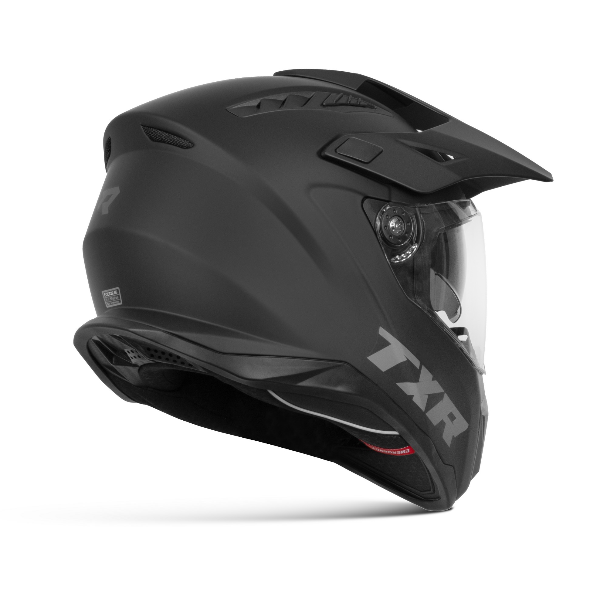 TXR Enduro prilba Explorer čierna matná M
