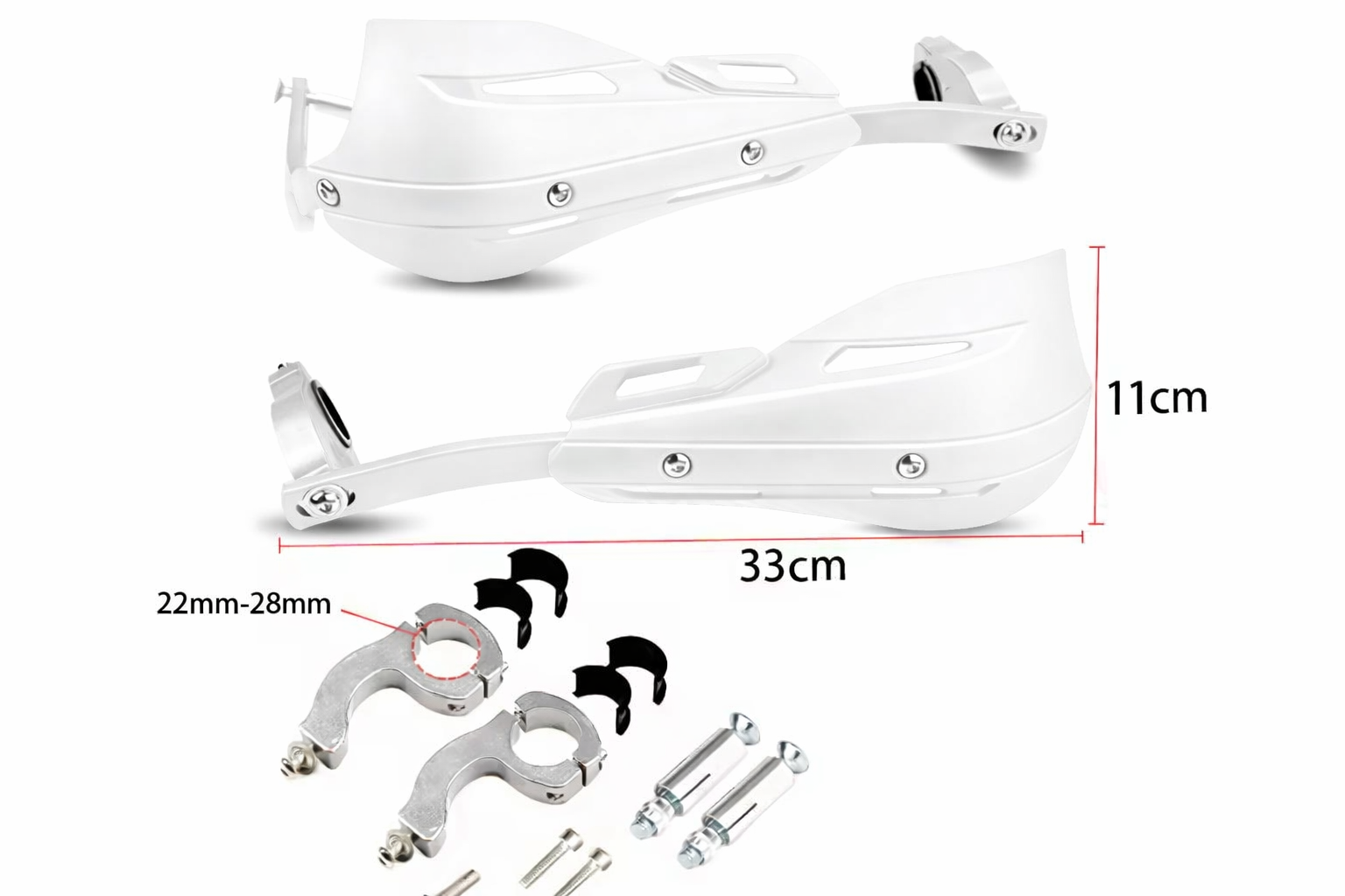 TXR Chránič riadidiel biely