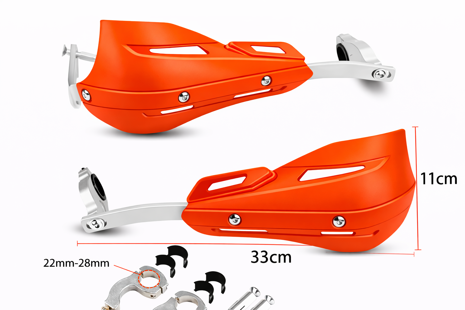 TXR Chránič riadidiel oranžový