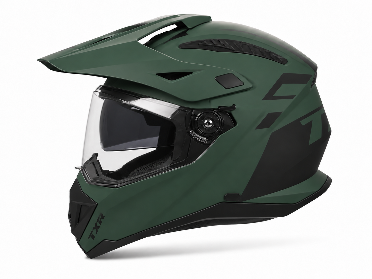 TXR Enduro prilba Explorer khaki matná S