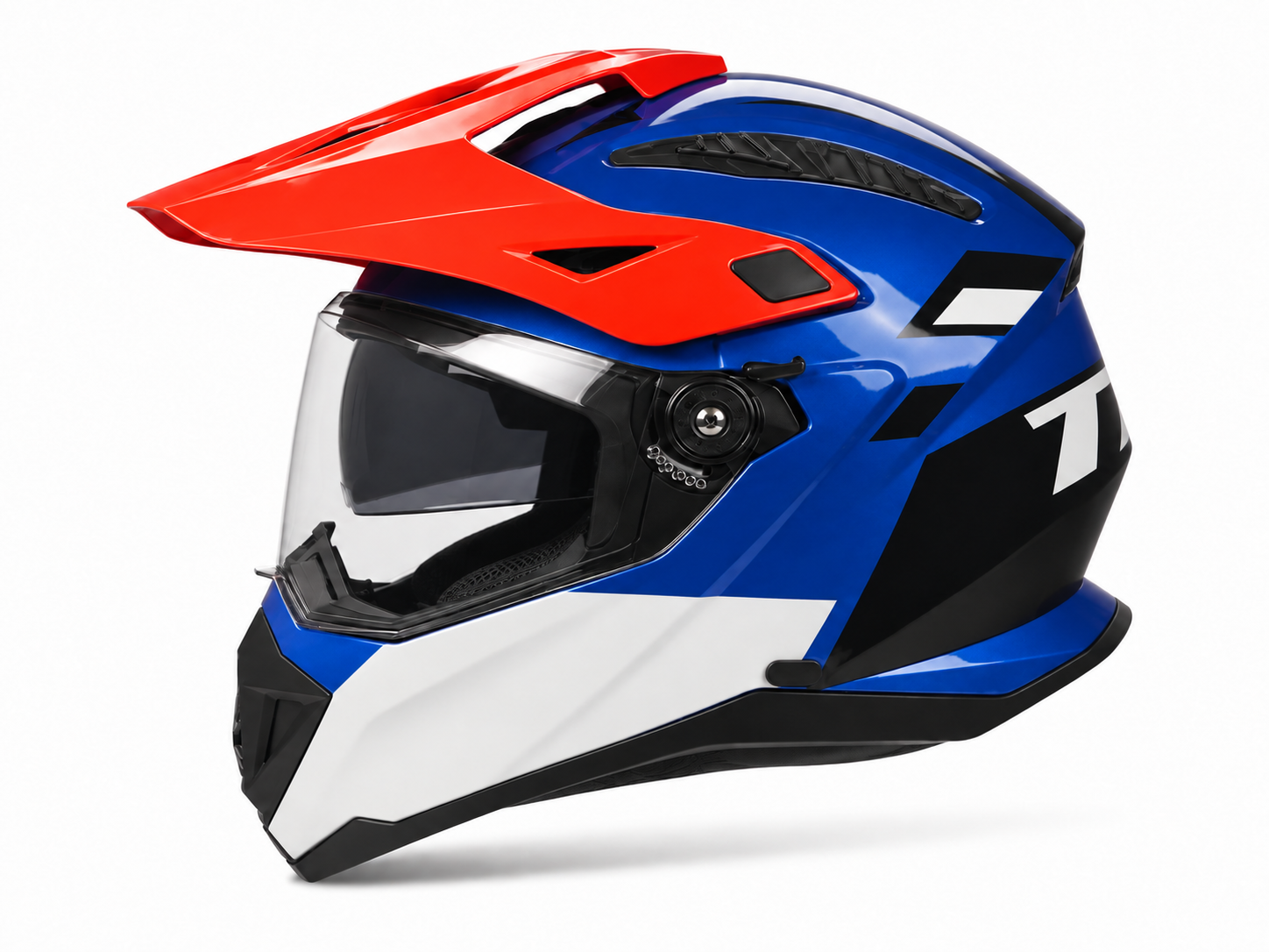TXR Enduro prilba Explorer modro-bielo-červená M