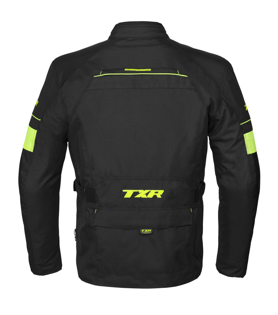 TXR Bunda na motorku Visper čierno-fluo žltá 4XL