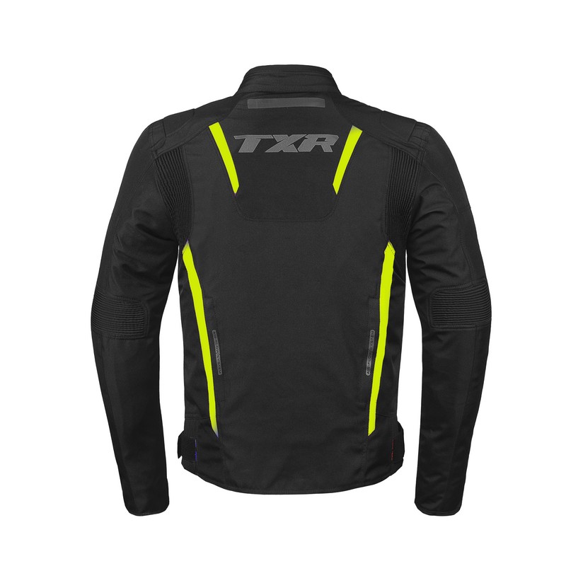 TXR Bunda na motorku Gunner čierno-fluo žltá XL