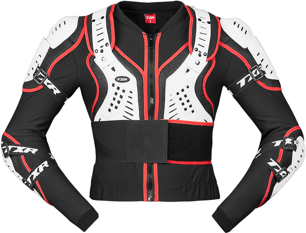 TXR Detsky chránič tela Guard bielo-čierno-červený 10