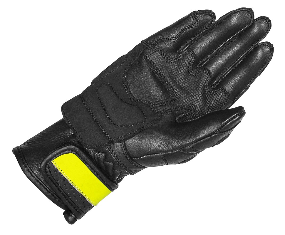 TXR Dámske rukavice na motorku RS3 čierno-fluo žlté XS