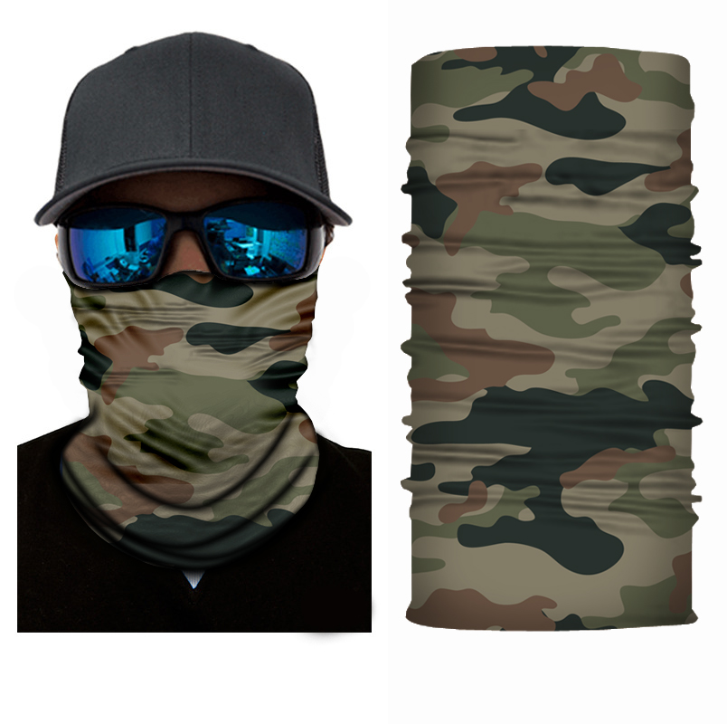 TXR Multifunkčná šatka Army (Multifunkčná kukla na motocykel,)