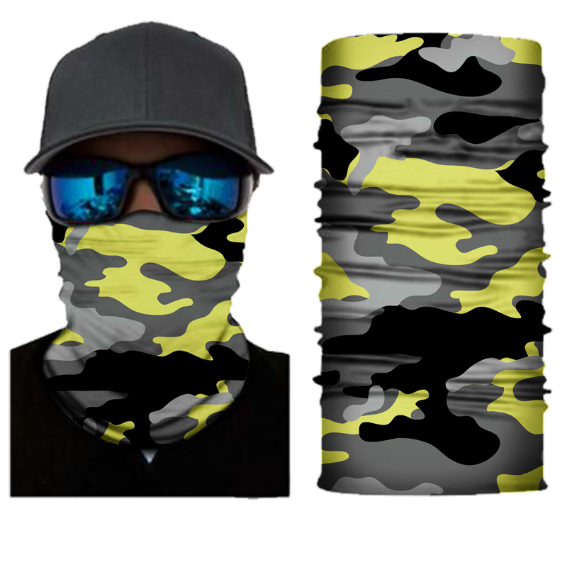 TXR Multifunkčná šatka Fluo žltá (Multifunkčná kukla na)