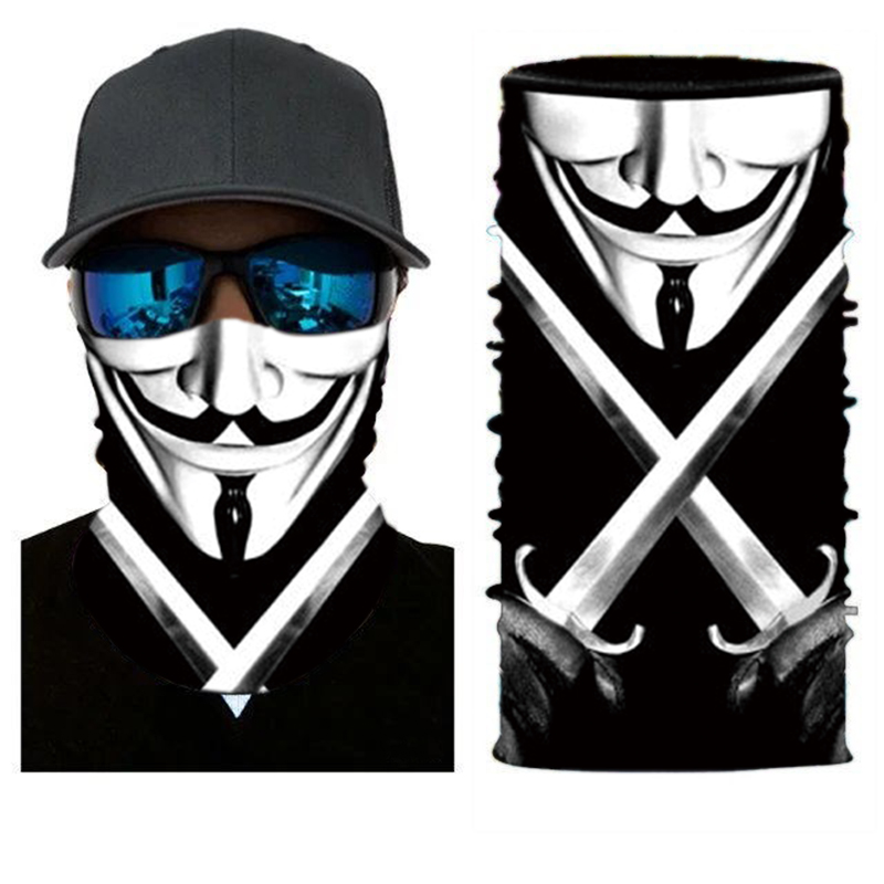 TXR Multifunkčná šatka Vendetta (Multifunkčná kukla na)