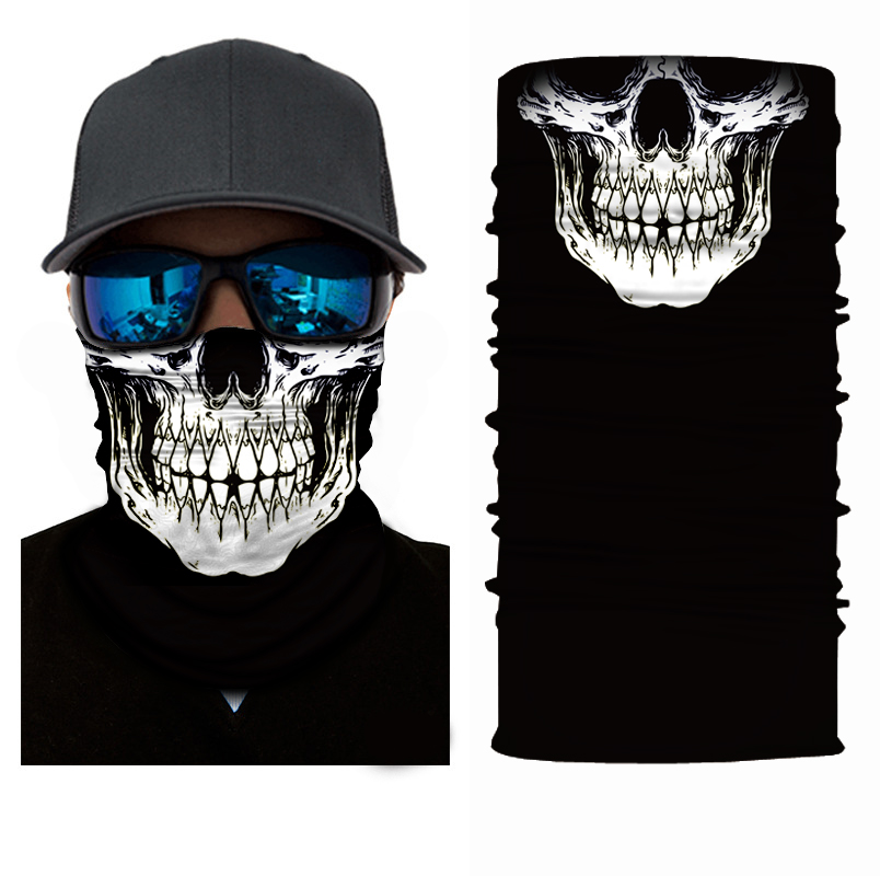 TXR Multifunkčná šatka Skull (Multifunkčná kukla na motocykel,)