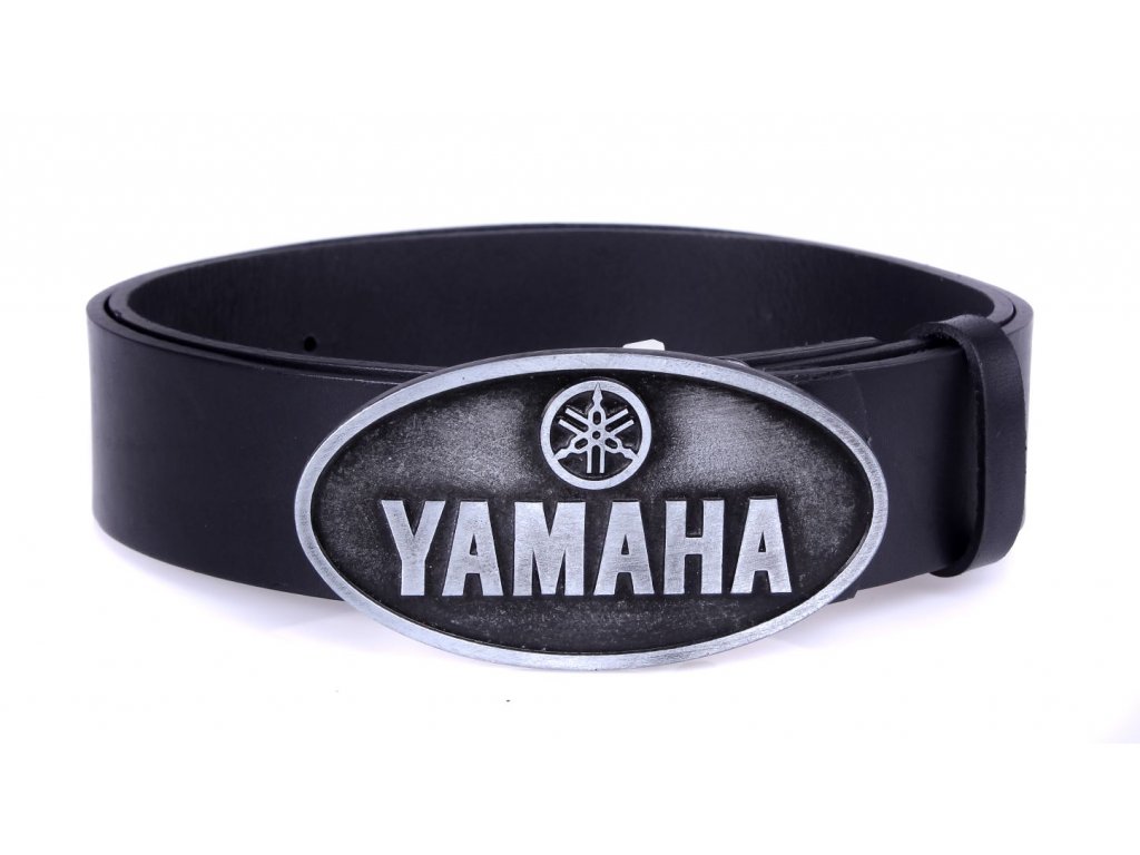 TXR Kožený opasok Yamaha 80 cm (Moto opasok s prackou Yamaha,)