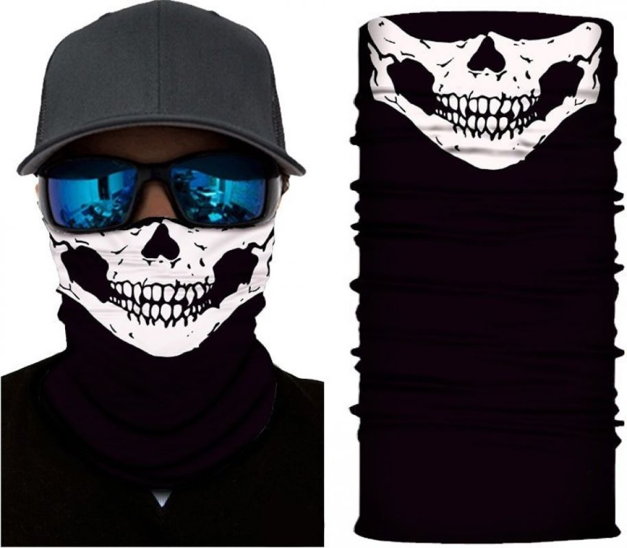 TXR Multifunkčná šatka Skull jaw (Multifunkčná kukla na)