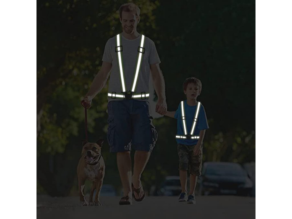 TXR Reflexné traky zelené