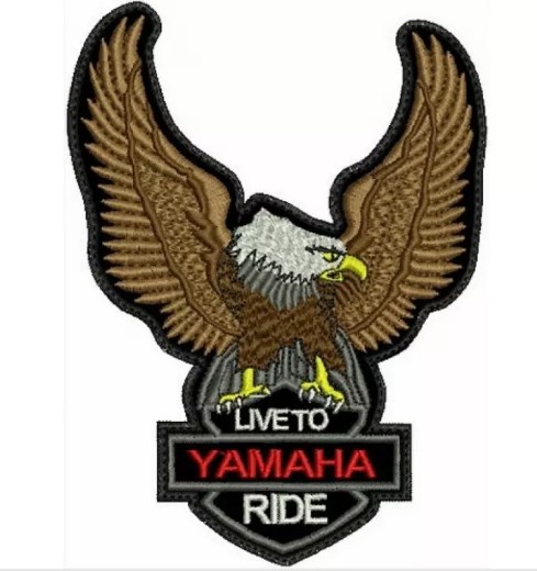 TXR Moto nášivka orel Yamaha (Moto nášivka Yamaha s orlom,)