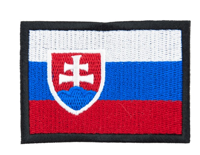 TXR Moto nášivka SK vlajka (Moto nášivka s vlajkou Slovenska,)