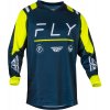 Motokrosový dres Fly Racing F-16 USA 2024 modro-hi-vis-biely