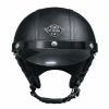 Retro helma na motorku černá