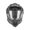 Enduro helma NOX N312 TRACK stříbrno černá matná 1