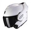 Helma na motorku SCORPION EXO-TECH EVO solid bílá (Velikost S)