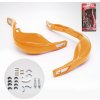 Chránič řídítek oranžový hliníkový (22 mm a 28 mm) Biketec