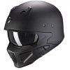 Helma na motorku SCORPION COVERT-X solid černá matná
