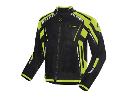 Pánská textilní moto bunda SPARK ATHMOS, fluo (Velikost L, Barva Fluo)