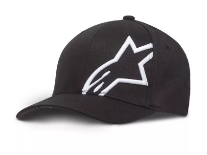 Alpinestars CORP SHIFT 2 flexfit black/white kšiltovka vel. S/M (Velikost S|M, Barva Černá)