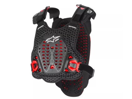 Alpinestars 670 0825 132 A-5 Plasma protector black/red/white vel. M/L (Velikost M-L, Barva Černá)