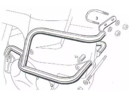 Suzuki DR BIG 800 (1991-1997) engine guard (Velikost Univerzální)