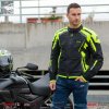 Pánská textilní moto bunda SPARK ATHMOS, fluo (Velikost L, Barva Fluo)