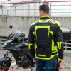 Pánská textilní moto bunda SPARK ATHMOS, fluo (Velikost L, Barva Fluo)