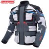 Pánská textilní moto bunda SPARK AVENGER EVO, Trikolor (Velikost S, Barva Šedá)