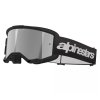 Motokrosové brýle 2025 Alpinestars Vision 3 Wordmark black/mirror silver (Barva Černá)