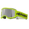 Brýle 2025 Alpinestars Vision 3 Wordmark yellow fluo/mirror silver (Barva Žlutá)