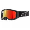 Motokrosové brýle 2025 Alpinestars Vision 8 Corp black/mirror red (Barva Černá)