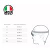AGV K3 E2206 RIVIA MATT BLACK/WHITE vel. S (Velikost M, Barva Černá)