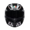 AGV K3 E2206 RIVIA MATT BLACK/WHITE vel. S (Velikost M, Barva Černá)