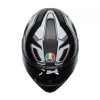 AGV K3 E2206 RIVIA MATT BLACK/WHITE vel. S (Velikost M, Barva Černá)