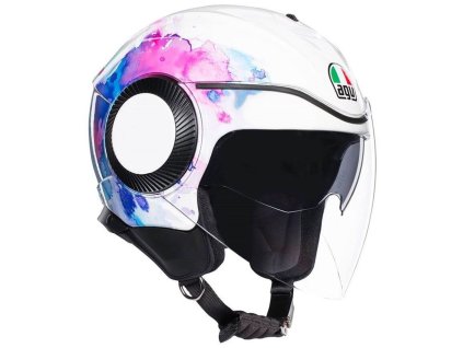 agv kaskorbyt multi mayfair whitepurple 113c