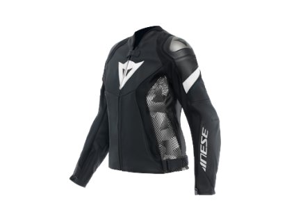 DAINESE DÁMSKA KOŽENÁ BUNDA AVRO 5 BLACK/BLACK/WHITE