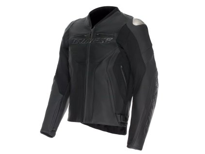 DAINESE RACING 5 PERF LEATHER JACKET BLACK/BLACK/BLACK