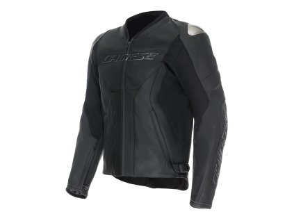 DAINESE RACING 5 PERF LEATHER JACKET BLACK/BLACK/BLACK