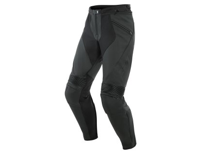 DAINESE PONY 3 PERF. LEATHER PANTS BLACK-MATT